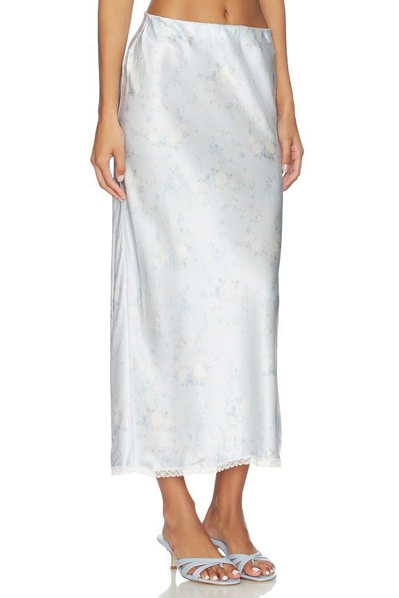 view 2 of 6 Kalo Skirt in Snowdrop Blue