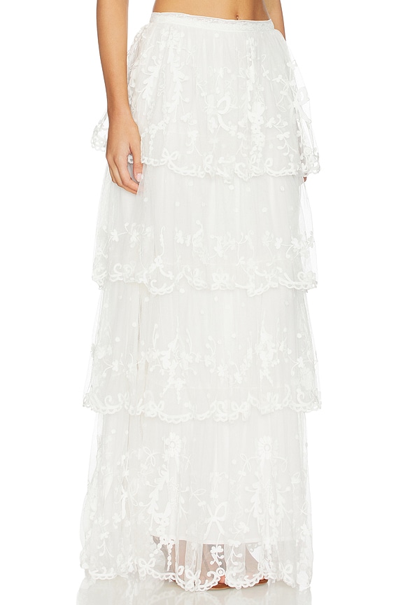 view 2 of 6 Celesa Skirt in Ivory