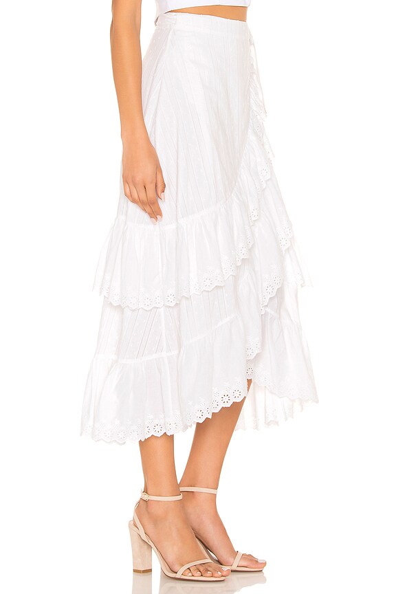 view 2 of 4 Halle Skirt in White