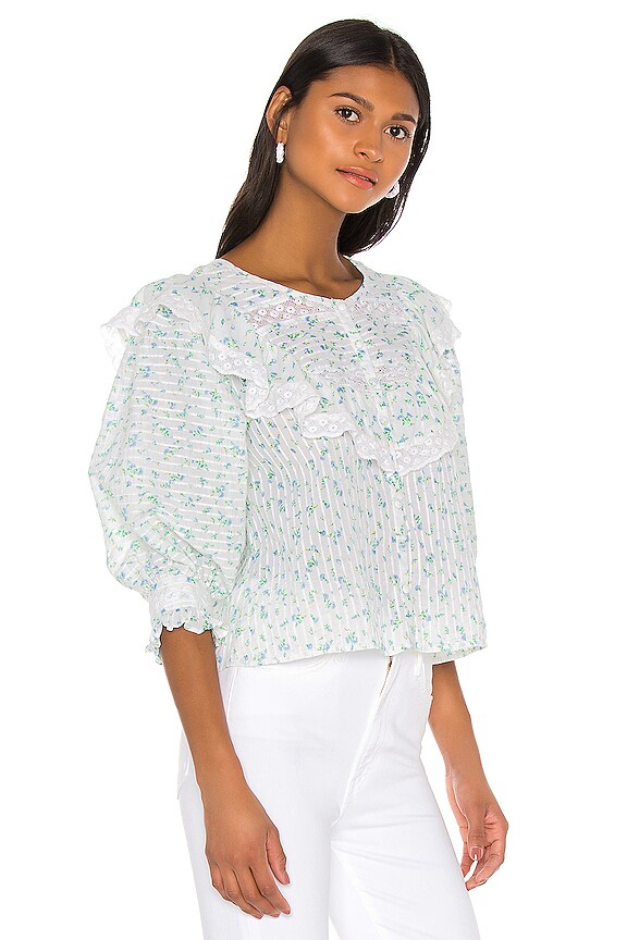 view 2 of 4 Canna Top in Bonnet Blue