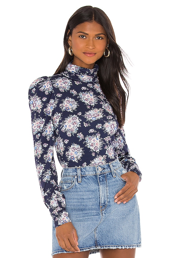 view 1 of 4 Vienna Tee in Deep Marine Blue