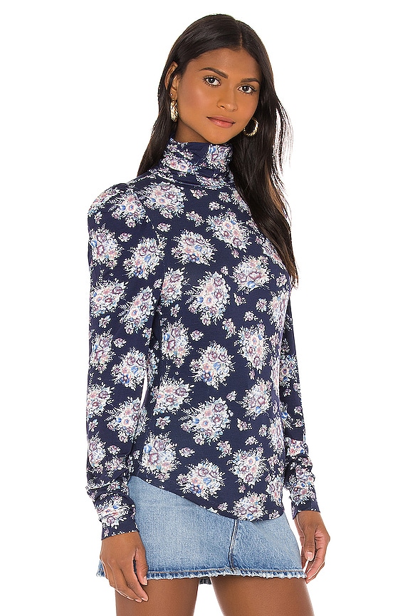 view 2 of 4 Vienna Tee in Deep Marine Blue