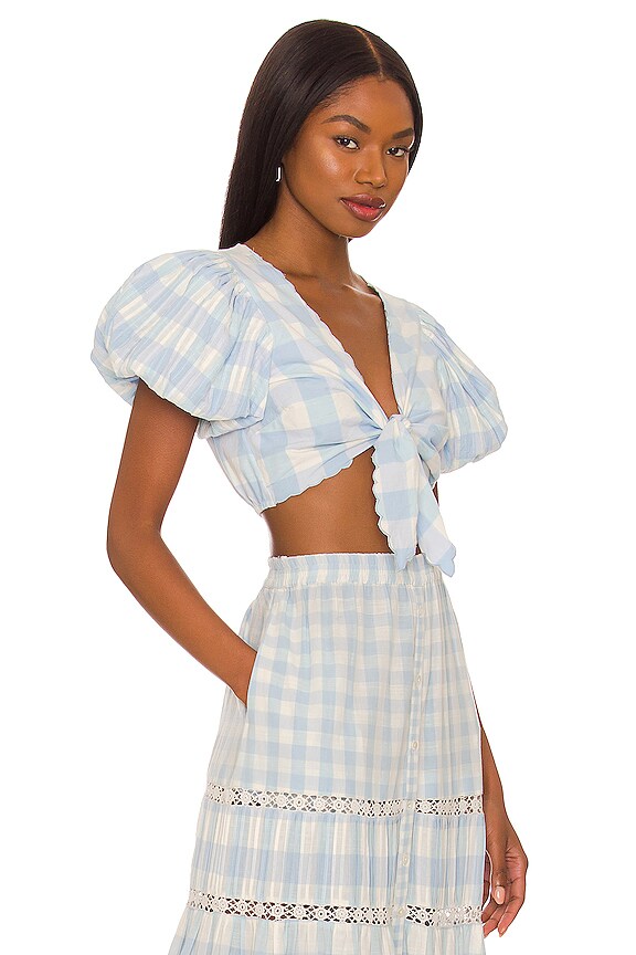 view 2 of 4 TOP CORTO HANOVER in Blue Patriot