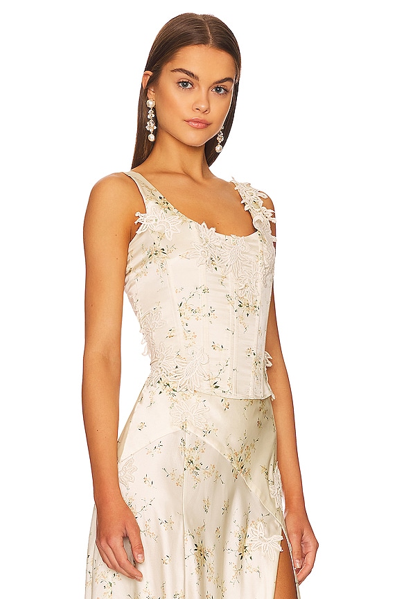 view 2 of 4 CORSÉ MORI in Canary Yellow