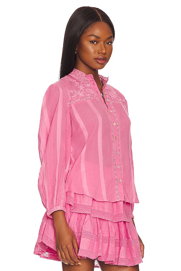 view 2 of 4 Ronda Top in Rose Bloom