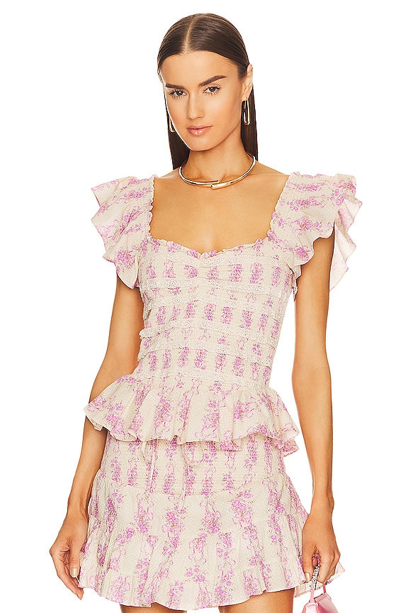 view 1 of 4 Compass Top in French Lilac