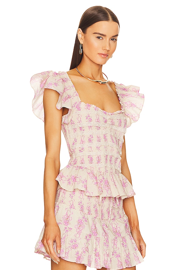 view 2 of 4 Compass Top in French Lilac