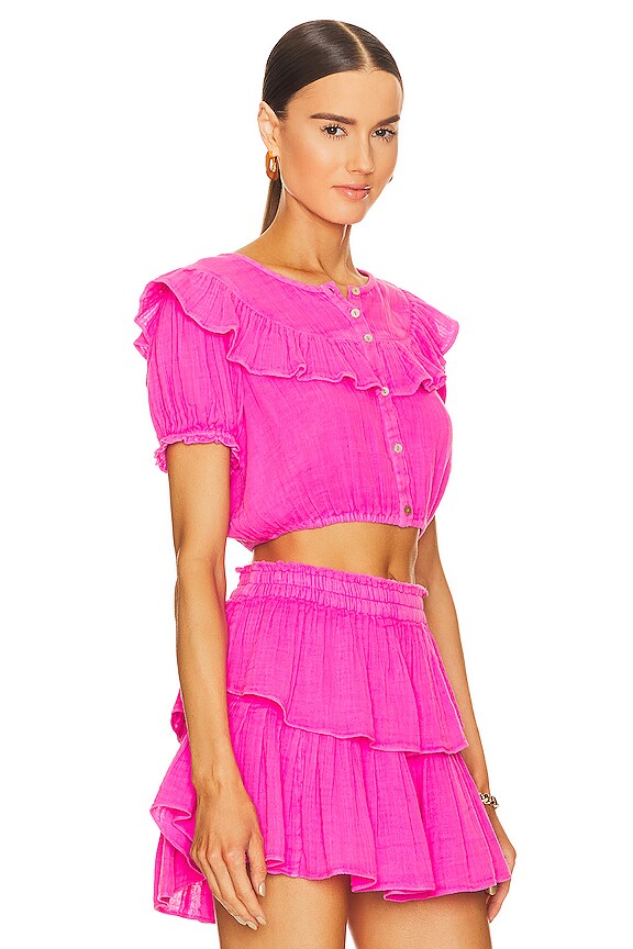 view 2 of 4 ELANIA 탑 in Flirty Fuschia