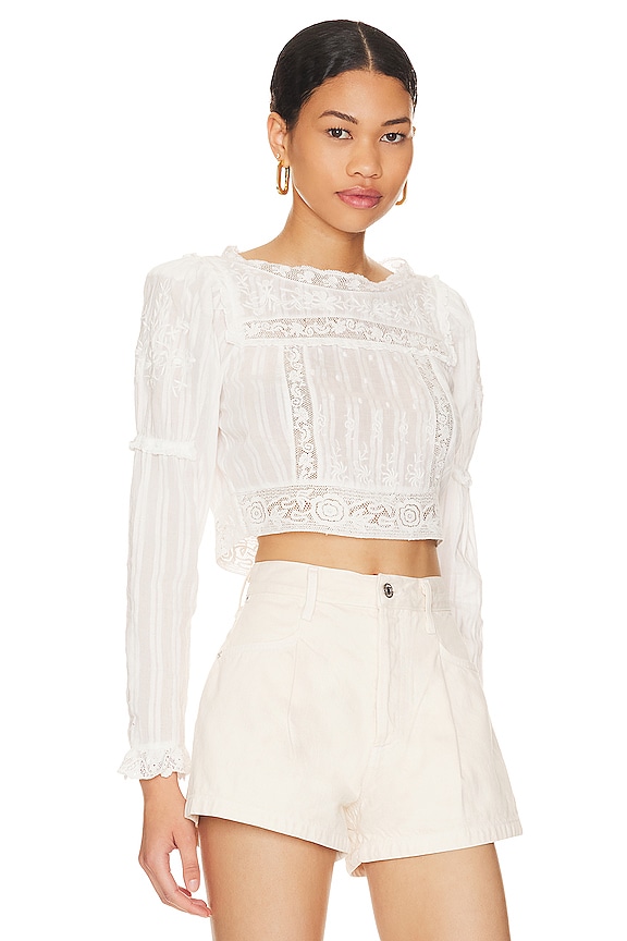 view 2 of 4 TOP CORTO LAUTNER in True White