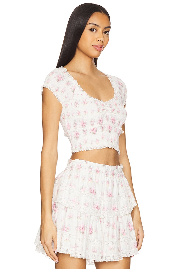 view 2 of 4 Cambron Top in Thulian Pink