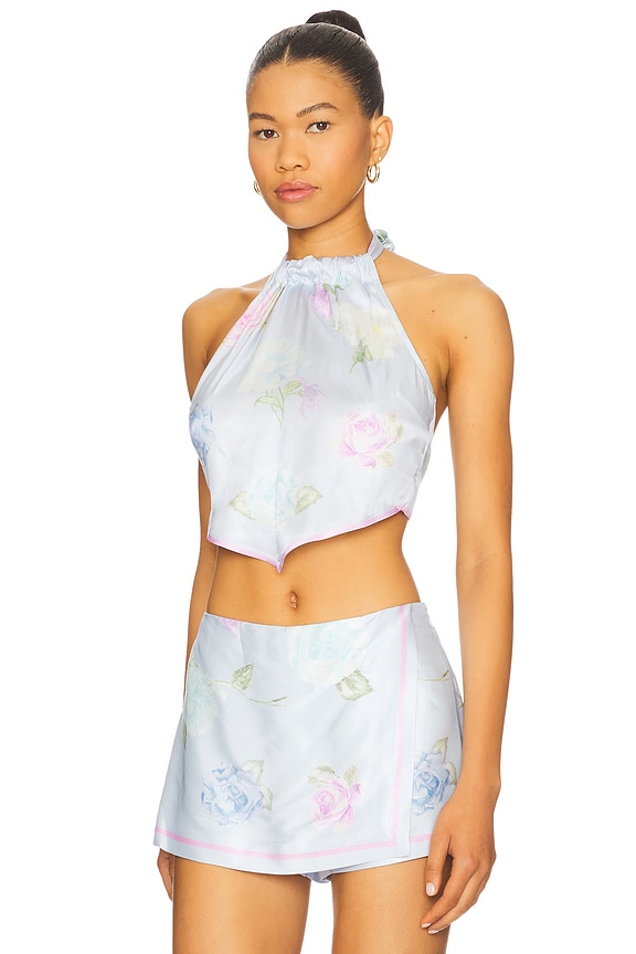 view 2 of 4 Hollison Top in Amethyst Sky