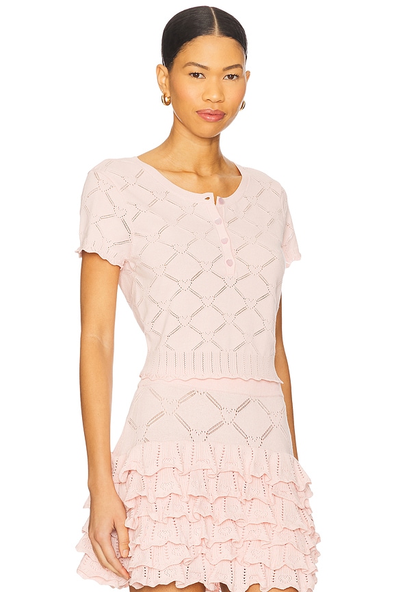 view 2 of 4 Lilifred Top in Velour Pink