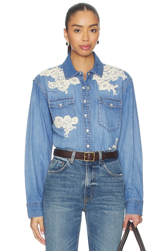 view 1 of 7 Kelith Shirt in Denim