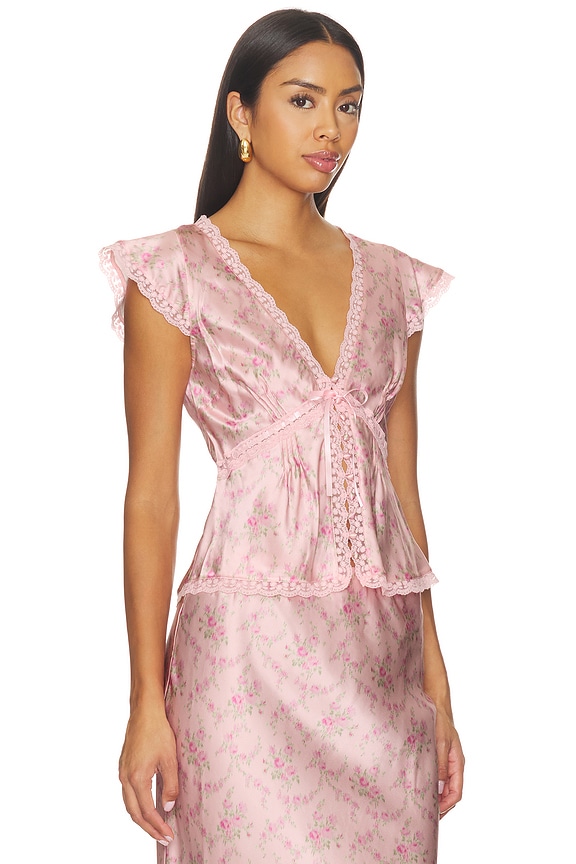 view 2 of 5 Amara Top in Spiced Camellia