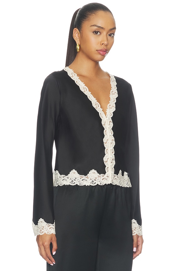 view 2 of 5 Fioretta Top in Black