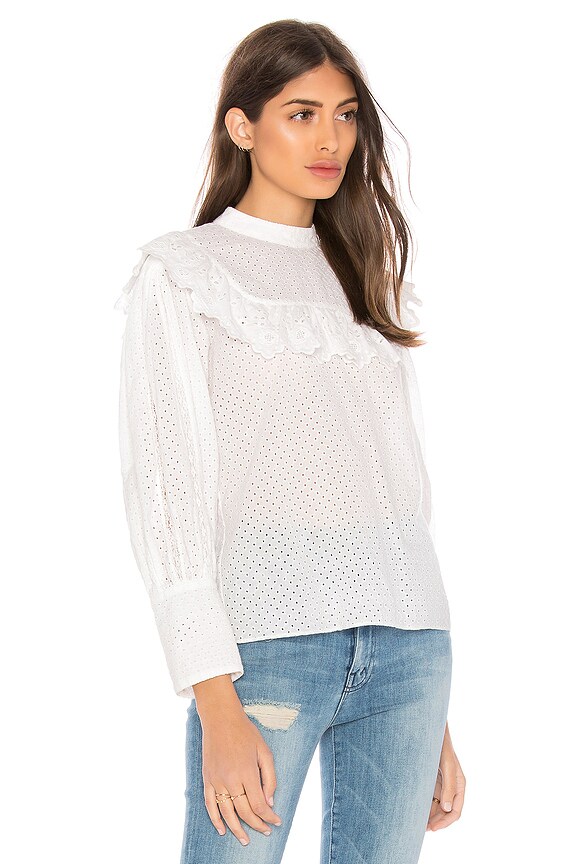 view 2 of 4 Allison Top in Ivory
