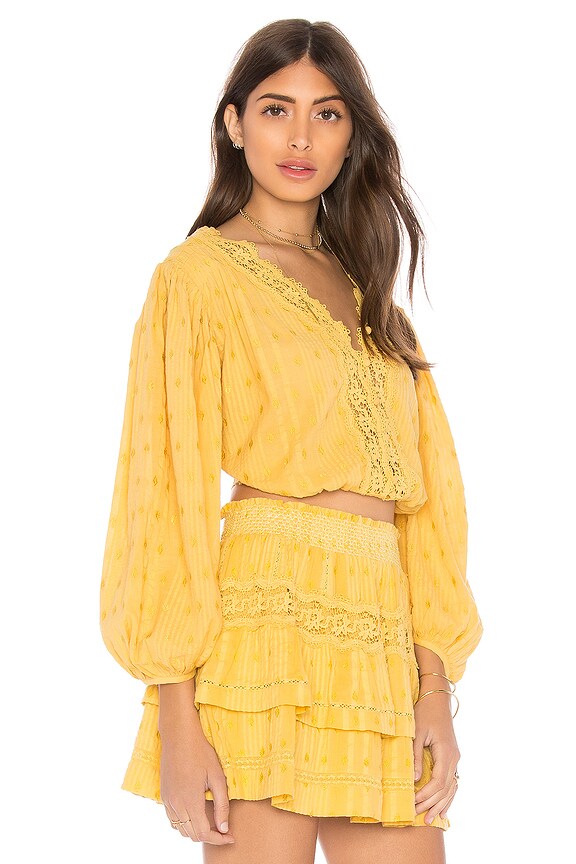 view 2 of 4 Florence Top in Marigold