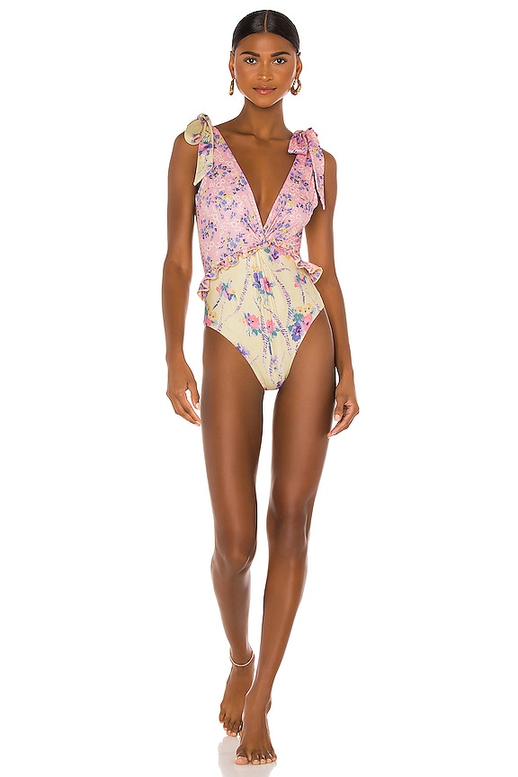 view 1 of 3 Demeter Swimsuit in Beach Blossom