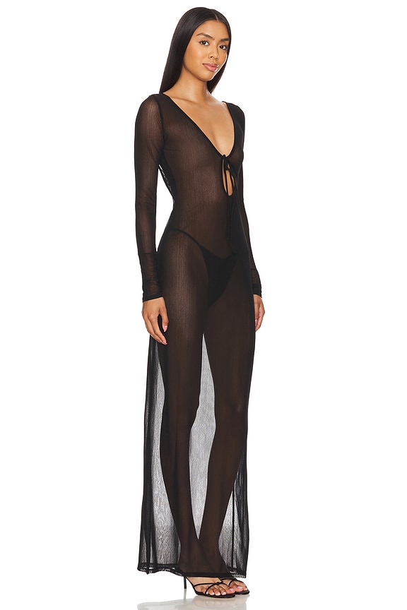 view 2 of 3 The Isola Maxi Dress in Black