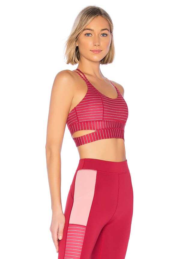 view 2 of 4 Caitlin Sports Bra in Stripe