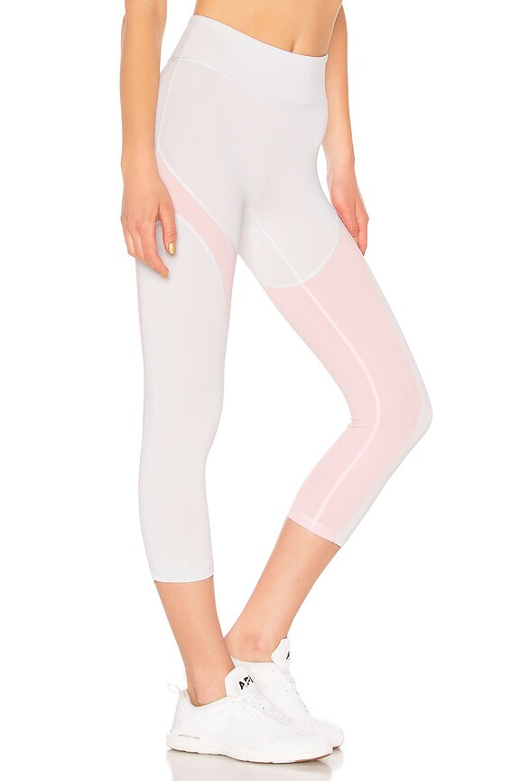 view 2 of 4 Madeline Pant in White & Peach Pink
