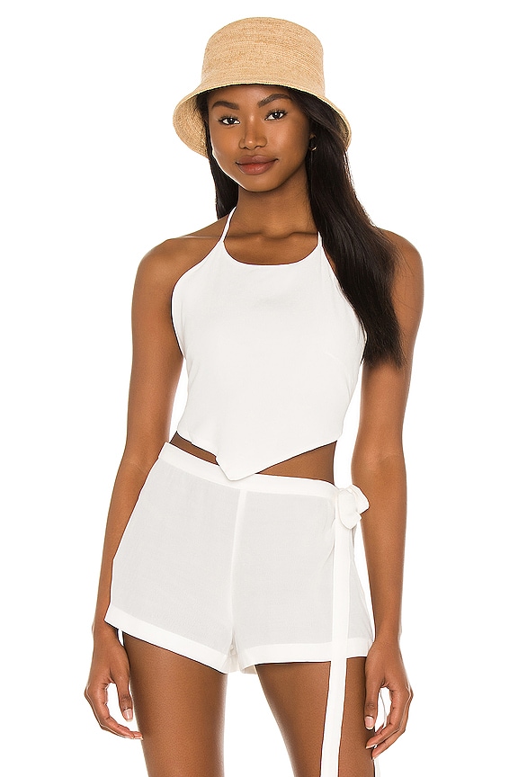 view 1 of 4 Brenda Halter Top in Ivory