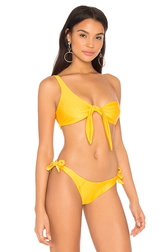 view 2 of 4 The Iman Bikini Top in Golden