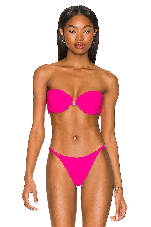 view 2 of 5 The Christensen Top in Hot Pink