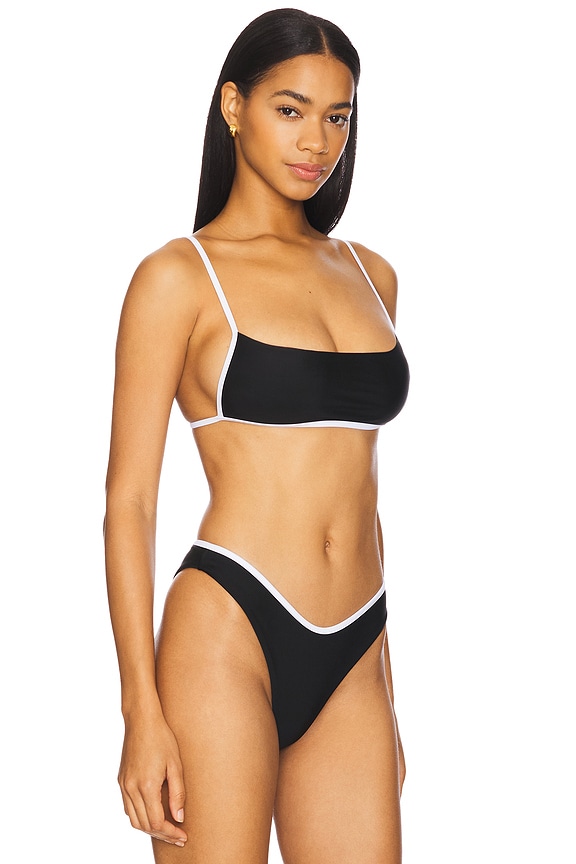 view 2 of 4 The Kimi Top in Black & White