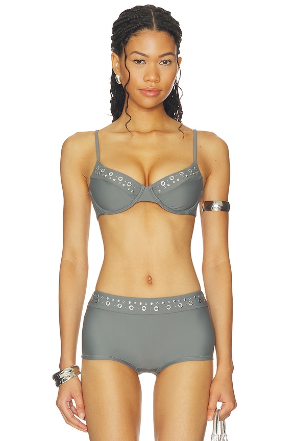 view 1 of 5 The Chiaro Top in Stone Gray