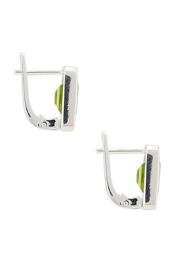 view 2 of 3 BOUCLES D'OREILLES in Sterling Silver & Peridot