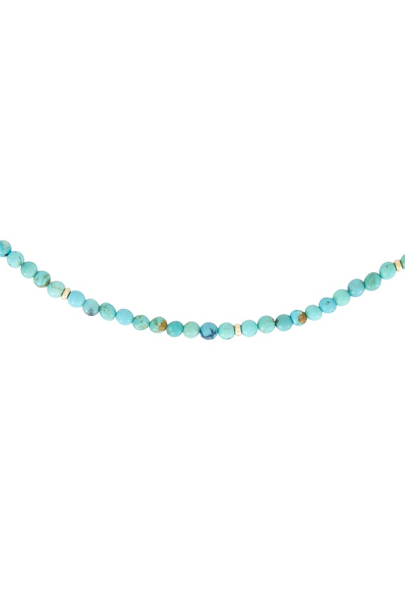 view 2 of 3 COLLIER in 14k Yellow Gold & Turquoise