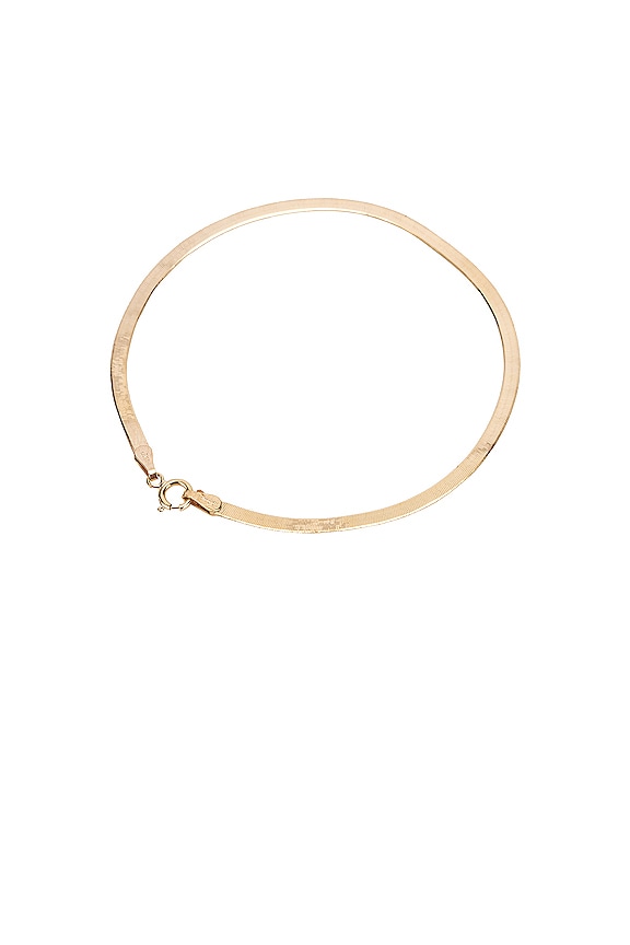 view 2 of 3 BRACELET HERRINGBONE in Gold Vermeil