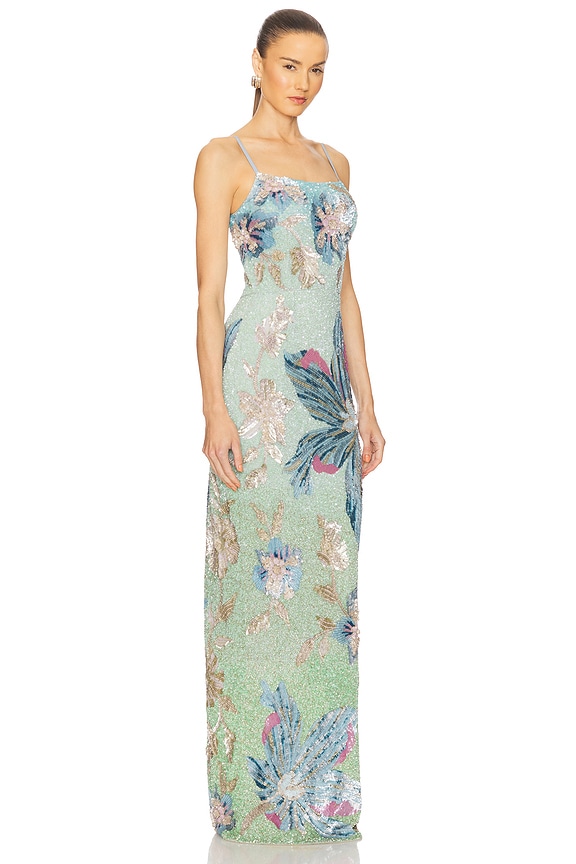 view 2 of 5 ROBE DE SOIRÉE GOWN in Pistachio Green