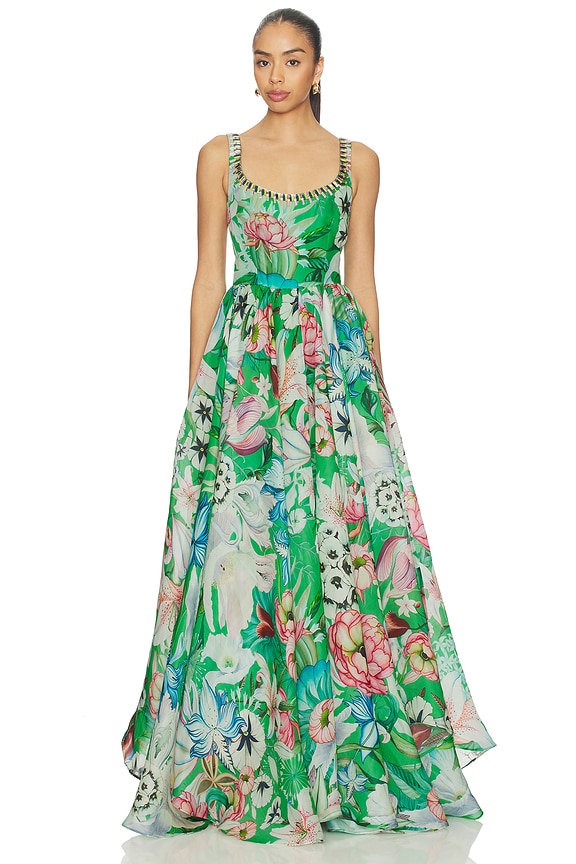 view 1 of 4 VESTIDO DRESS in Tropical Rhapsody Printed