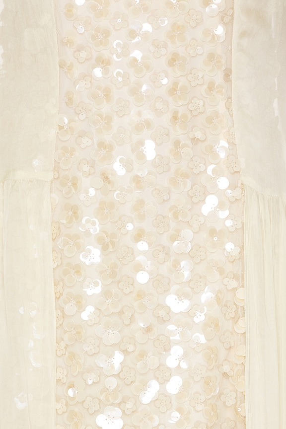 Moonlit Floral Tulle Dress