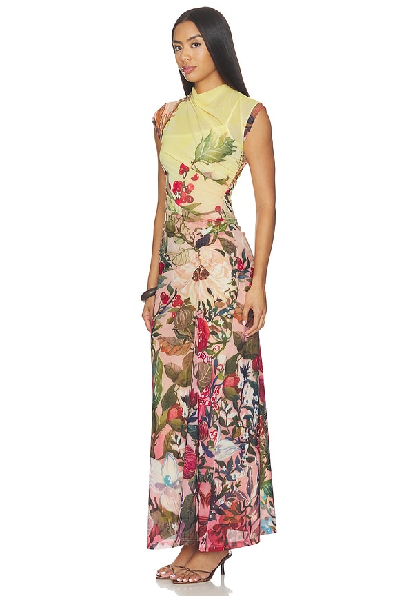 view 2 of 3 ROBE BOTANICAL SYMPHONY in Printed