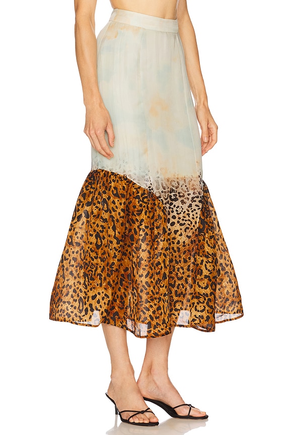 view 2 of 6 FALDA MIDI HELEN in Wild Horizon Print