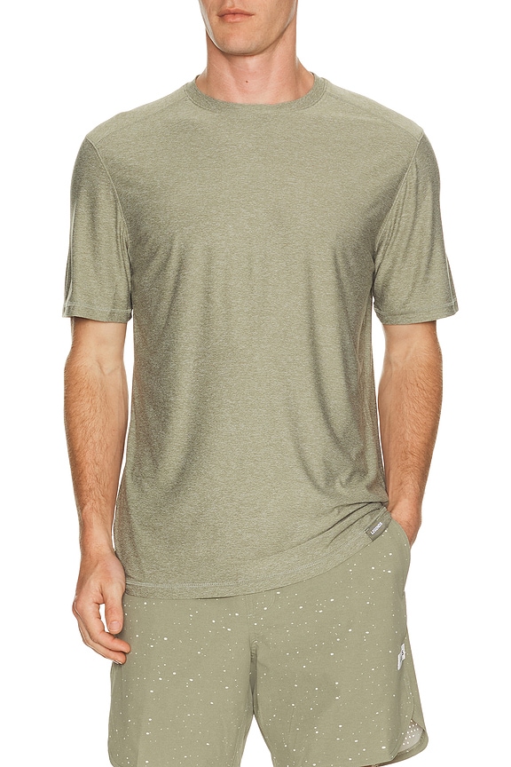 view 1 of 4 T-SHIRT AIRE in Thyme Heather