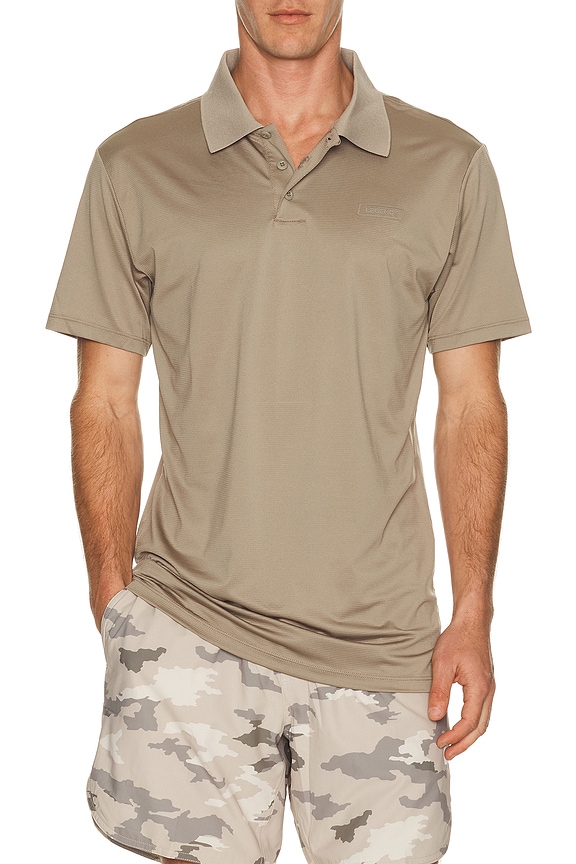 view 1 of 5 Baldwin Performance Polo in Taupe