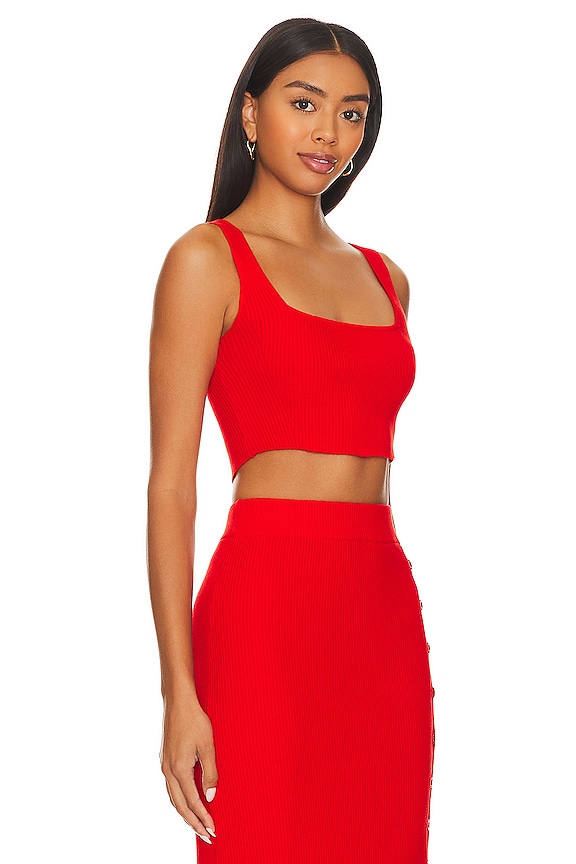 view 2 of 5 TOP CORTO TRUE RIB in Fiery Red