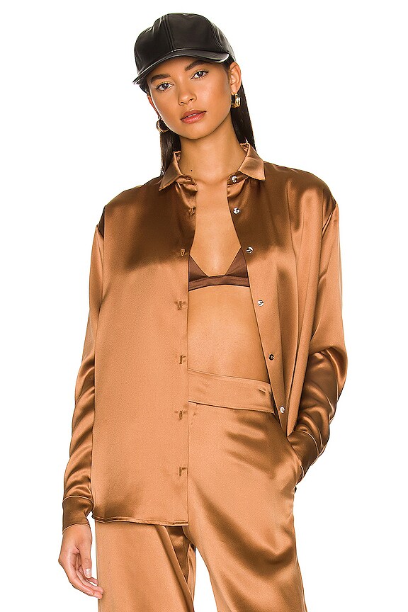 view 1 of 4 Soiree Shirt in Mocha Mousse