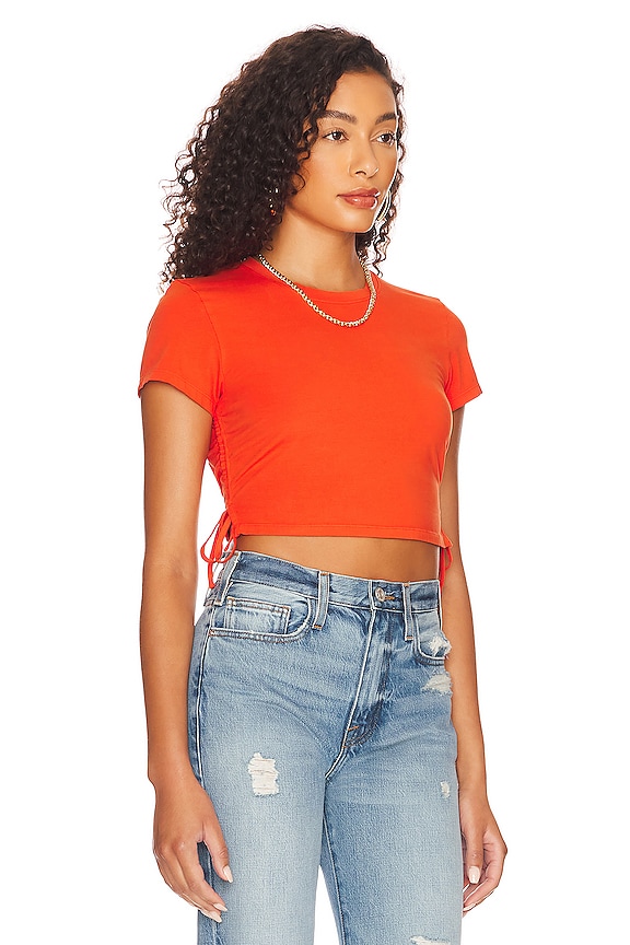 view 2 of 4 CROP 티셔츠 in Cherry Tomato