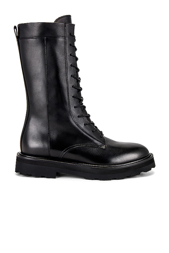 LITA by Ciara Lead with Love Combat Boot in Black | REVOLVE