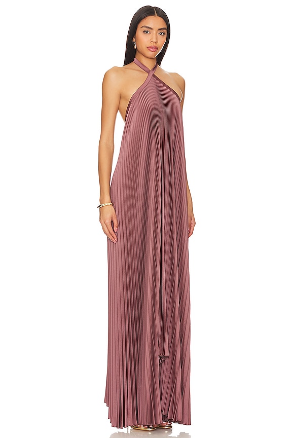 view 2 of 3 Deesse Gown in Chocolate
