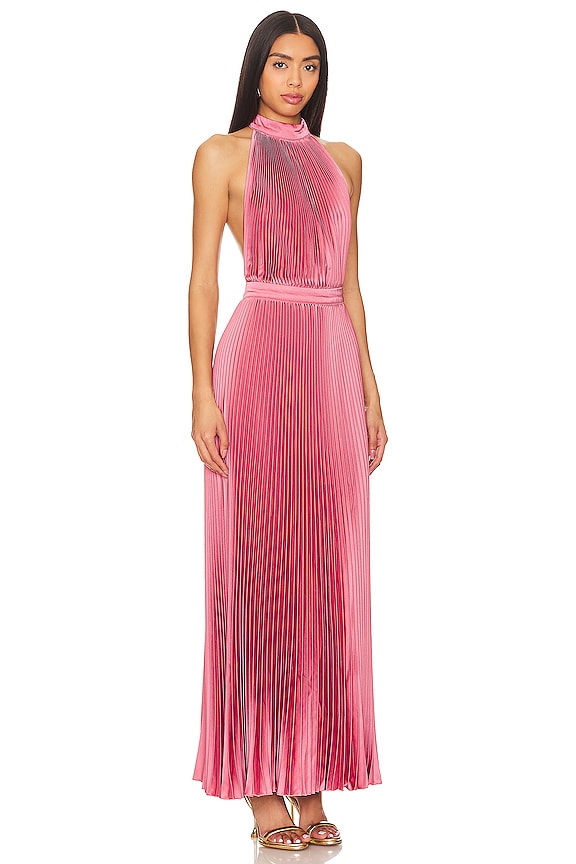 view 2 of 4 VESTIDO LARGO CINEMA in Dusty Rose