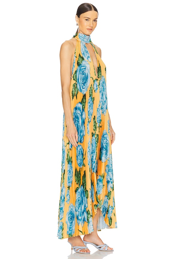 view 2 of 3 VESTIDO LARGO OPERA in Fleur Bleue