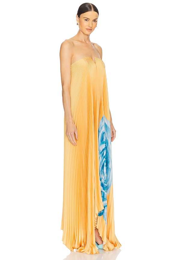 view 2 of 5 VESTIDO LARGO BLACK TIE in Une Fleur Bleu