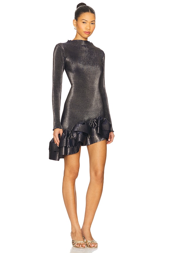 view 2 of 5 The Met Mini Dress in Disco Shimmer