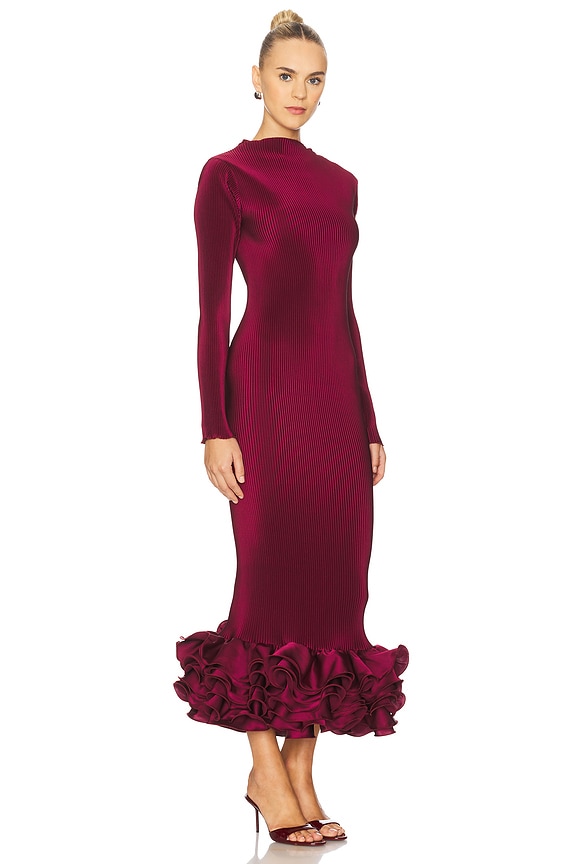 view 2 of 3 Campbell Cocktail Dress in Wine